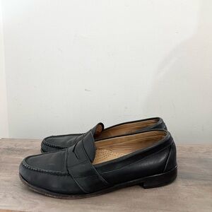 Allen Edmonds Cameron Loafers Dress Shoes Men Size 12 1/2A Black Leather Slip On